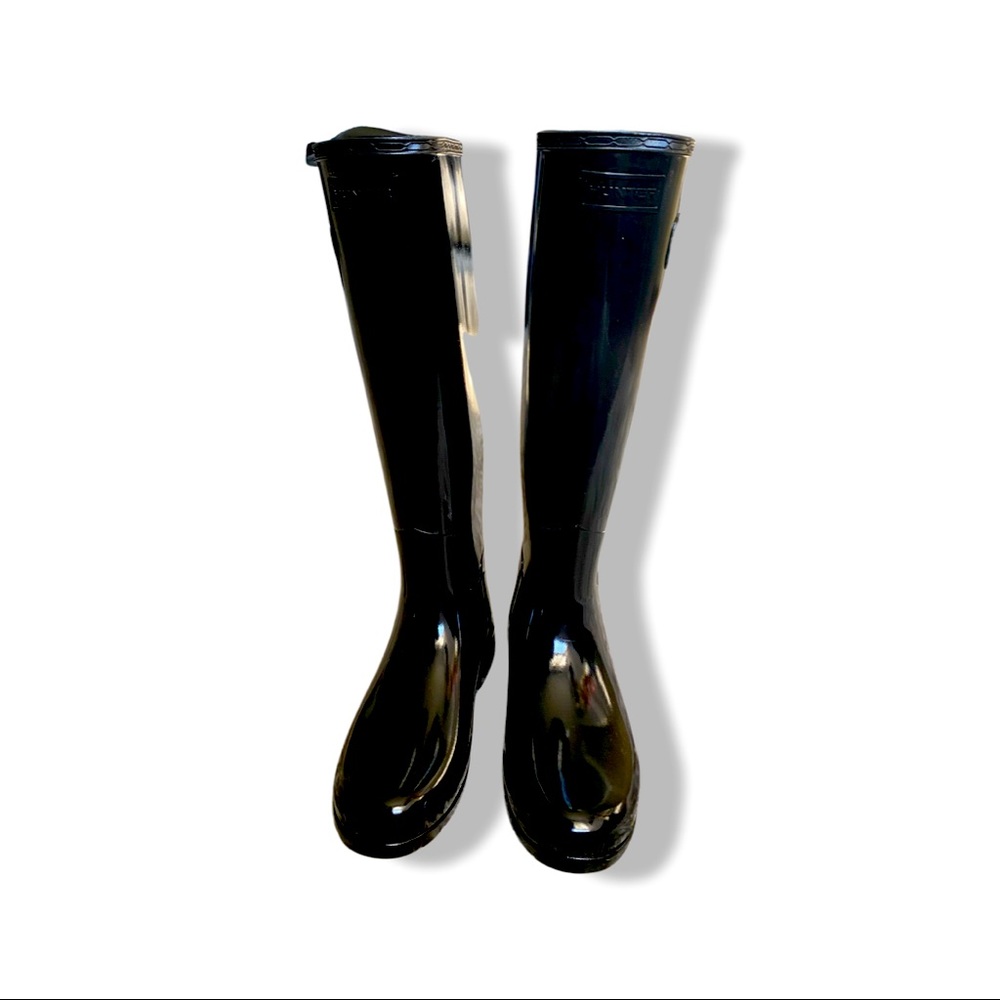 HUNTER Women's Original Tall Gloss Rain Boots Size 5